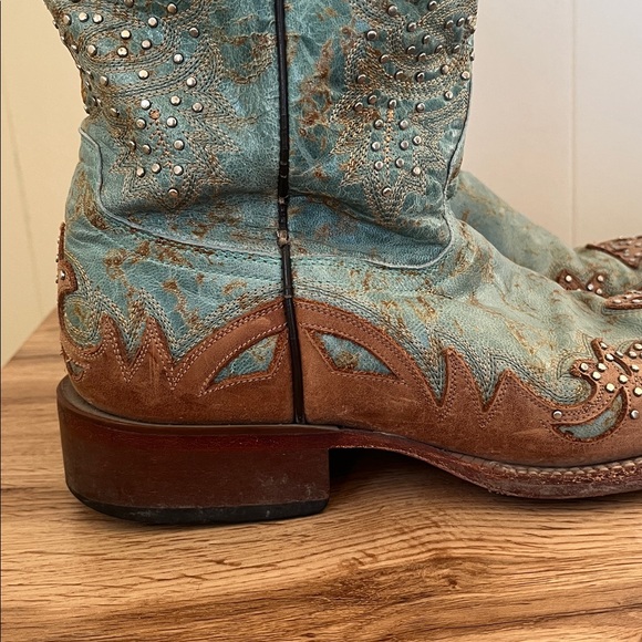 Johnny Ringo Square Toe Western Boots - Picture 7 of 11